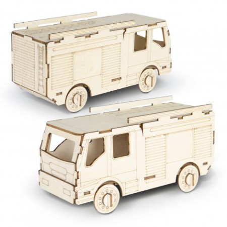 Brandcraft Fire Truck Wooden Model Promotional Products