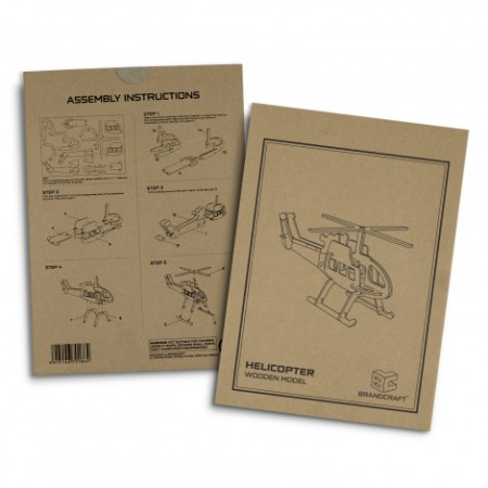 Brandcraft Helicopter Wooden Model Promotional Products