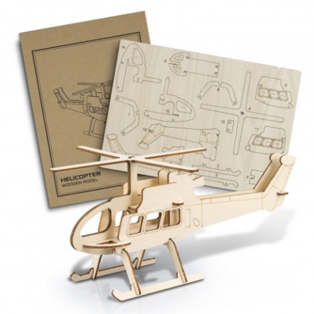 Brandcraft Helicopter Wooden Model Promotional Products