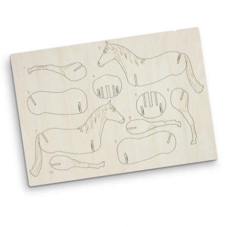 Brandcraft Horse Wooden Model Promotional Products