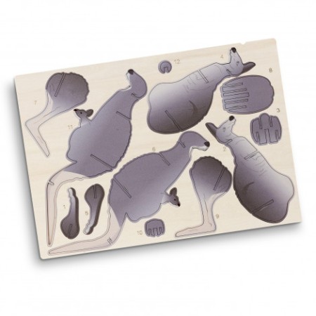 Brandcraft Kangaroo Wooden Model Promotional Products