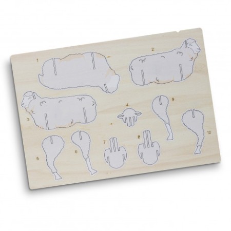 Brandcraft Sheep Wooden Model Promotional Products