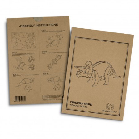 Brandcraft Triceratops Wooden Model Promotional Products