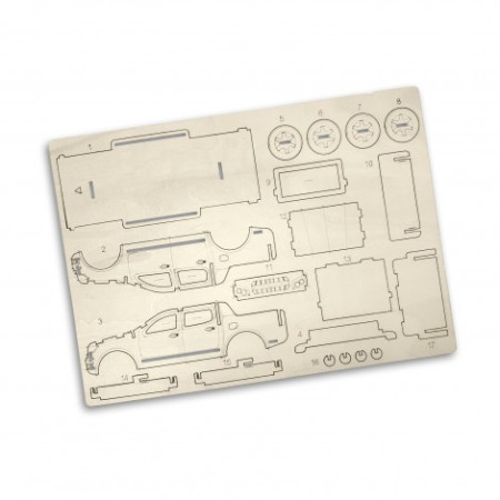 Brandcraft Ute Wooden Model Promotional Products
