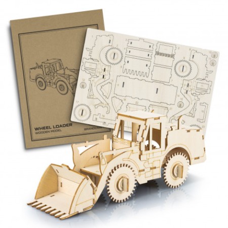 Brandcraft Wheel Loader Wooden Model Promotional Products