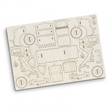 Brandcraft Wheel Loader Wooden Model Promotional Products