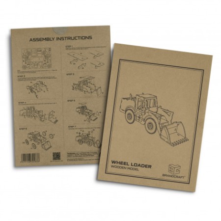 Brandcraft Wheel Loader Wooden Model Promotional Products