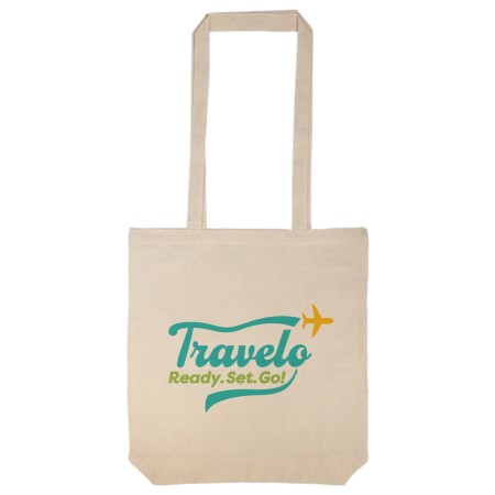 Calico Long Handle Bag Promotional Products