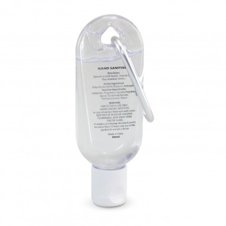 Carabiner Hand Sanitiser 30ml Promotional Products
