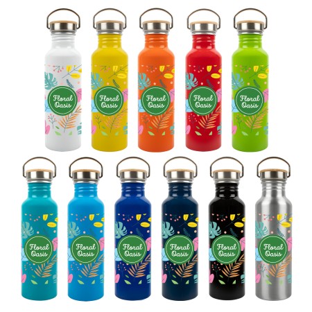 Chat Recycled Aluminium Bottle Promotional Products