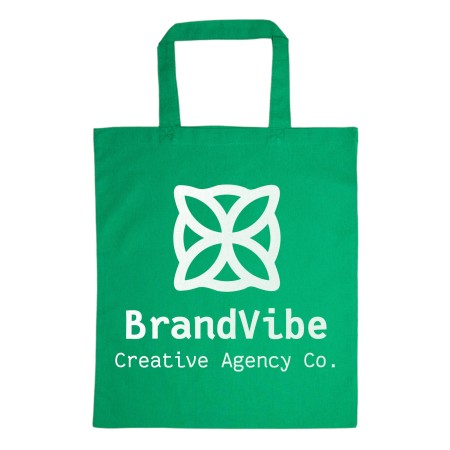 Coloured Cotton Short Handle Tote Bag Promotional Products
