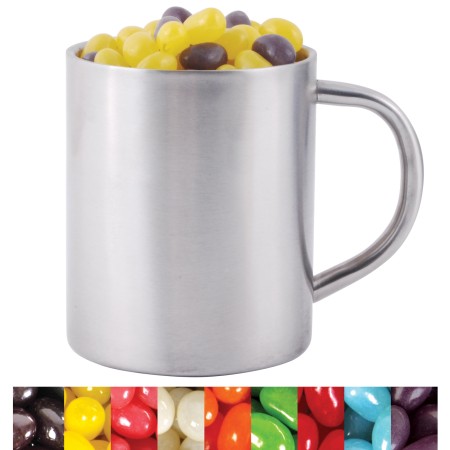 Corporate Colour Mini Jelly Beans In Java Mug Promotional Products