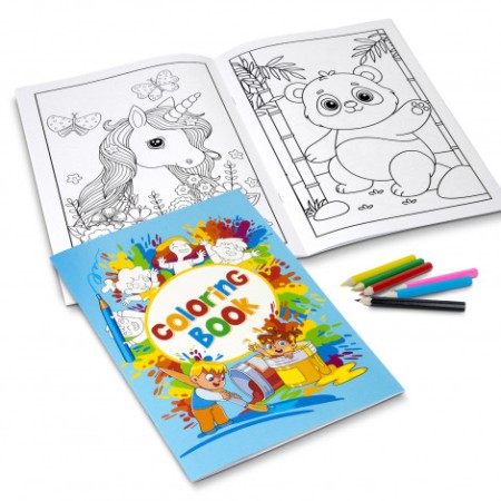 Custom Cover Colouring Book - A4 Promotional Products