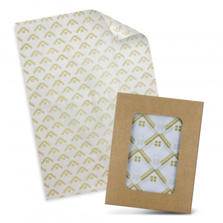 Custom Tissue Paper With Envelope - White Promotional Products