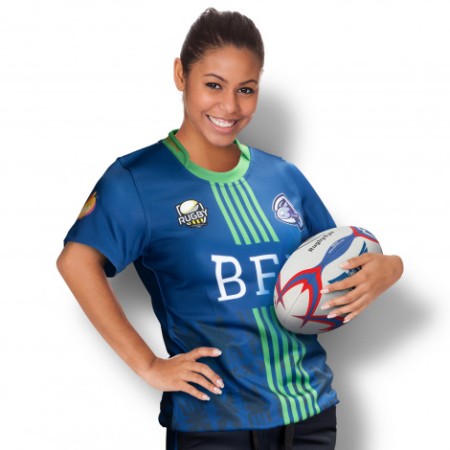 Custom Womens Rugby T-shirt Promotional Products