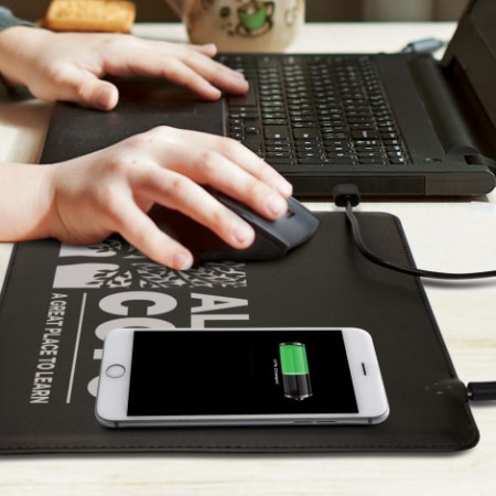 Davros Wireless Charging Mouse Mat Promotional Products