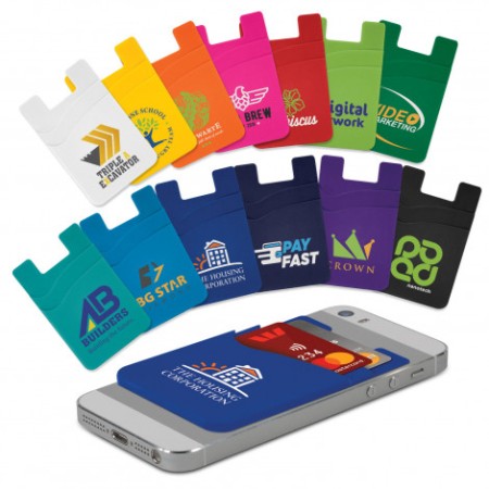 Dual Silicone Phone Wallet Promotional Products