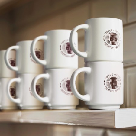 Espresso Stackable Coffee Mug Promotional Products