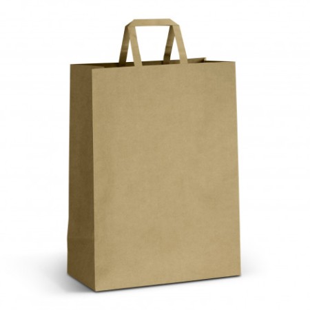 Extra Large Flat Handle Paper Bag Portrait Promotional Products