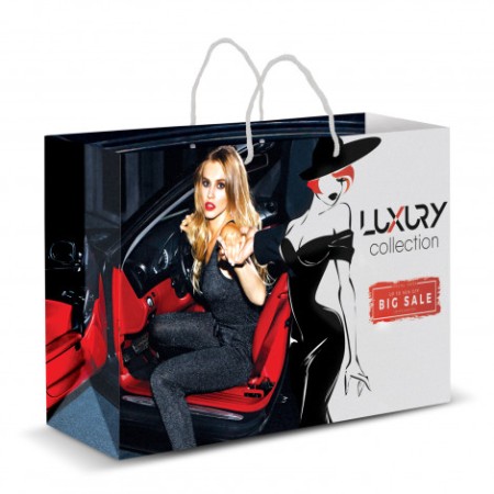 Extra Large Laminated Paper Carry Bag - Full Colour Promotional Products