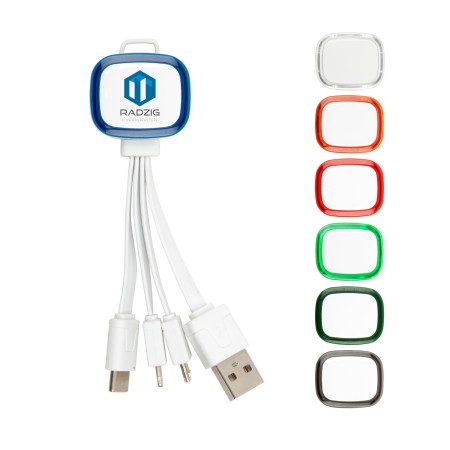 Family Light Up  3 In 1 Cable  Promotional Products