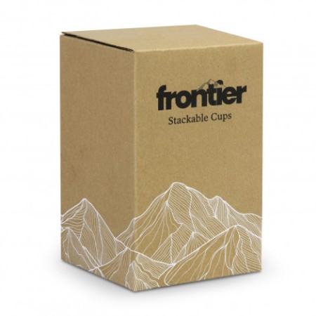 Frontier Stackable Cups - Set Of 2 Promotional Products
