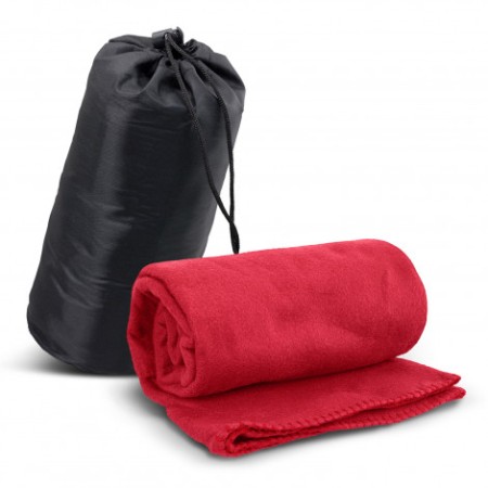 Glasgow Fleece Blanket In Carry Bag Promotional Products