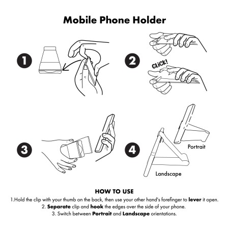 Grip Clip Phone Stand Promotional Products