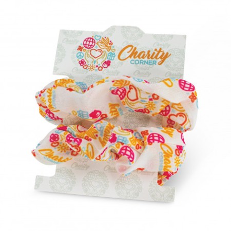 Hair Scrunchie - Set Of 2 Promotional Products