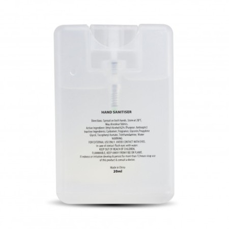 Hand Sanitiser Card Promotional Products