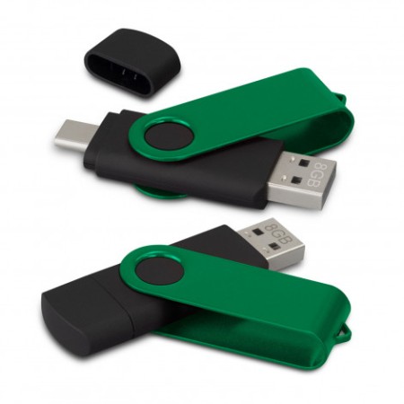Helix 8gb Dual Flash Drive Promotional Products