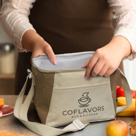 Jute Cooler Bag Promotional Products