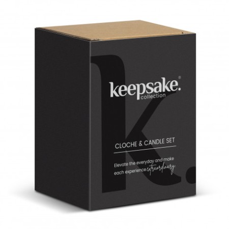 Keepsake Cloche And Candle Set Promotional Products