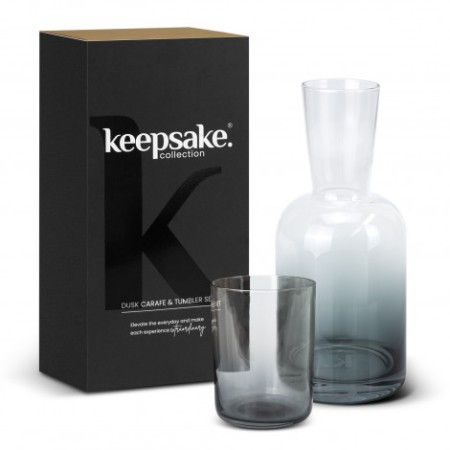 Keepsake Dusk Carafe And Tumbler Set Promotional Products