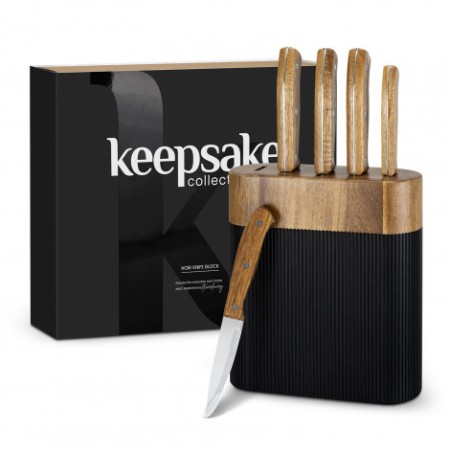 Keepsake Noir Knife Block Promotional Products