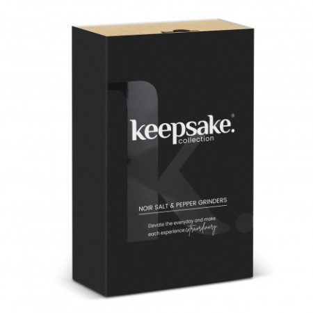 Keepsake Noir Salt And Pepper Grinders Promotional Products