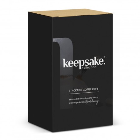 Keepsake Stackable Coffee Cup - Set Of 2 Promotional Products