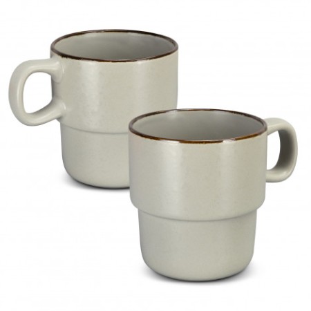 Keepsake Stackable Coffee Cup - Set Of 2 Promotional Products