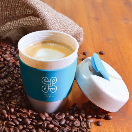 Kick Eco Coffee Cup / Silicone Band  Promotional Products