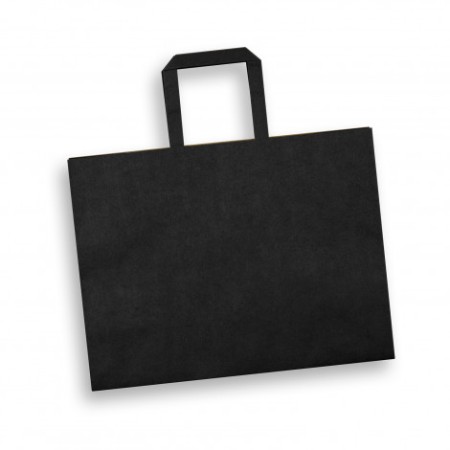 Large Flat Handle Paper Bag Landscape Promotional Products