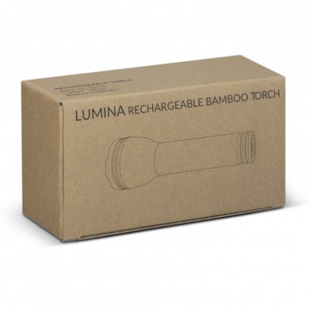 Lumina Rechargeable Bamboo Torch Promotional Products