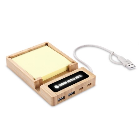Lumos Usb & Note Hub Promotional Products