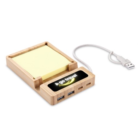 Lumos Usb & Note Hub Promotional Products