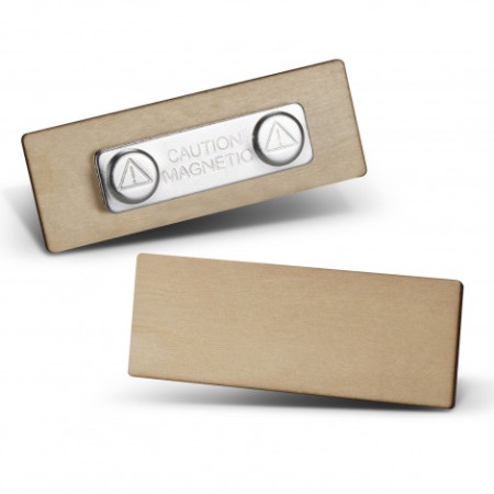 Magnetic Wooden Badge Promotional Products