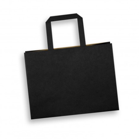Medium Flat Handle Paper Bag Landscape Promotional Products