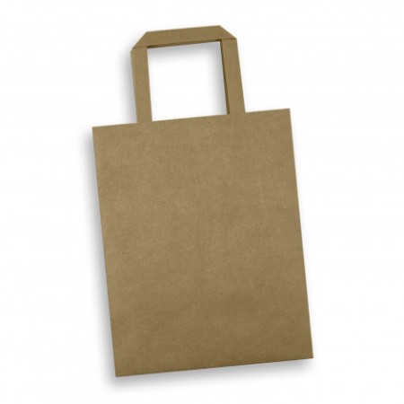 Medium Flat Handle Paper Bag Portrait Promotional Products