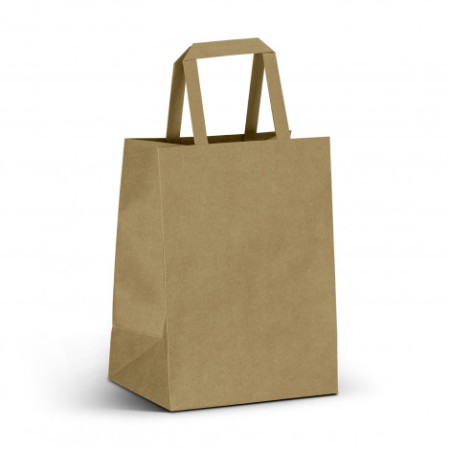 Medium Flat Handle Paper Bag Portrait Promotional Products