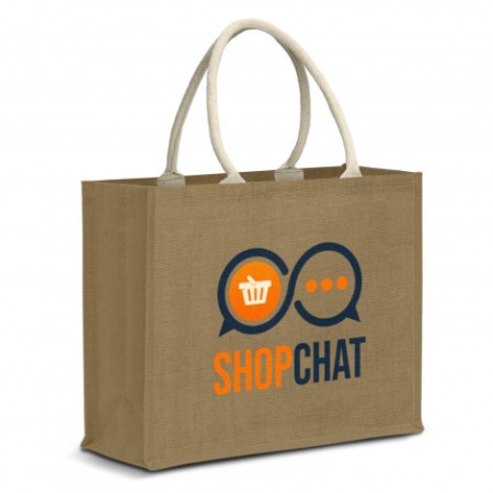 Modena Starch Jute Tote Bag Promotional Products