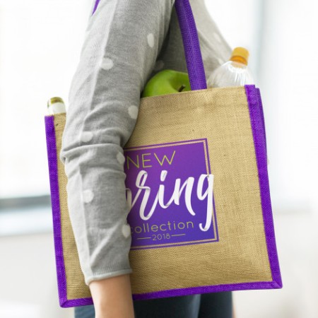 Monza Jute Tote Bag Promotional Products