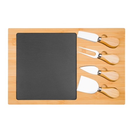 Mosaic Bamboo Slate Cheese Board Promotional Products